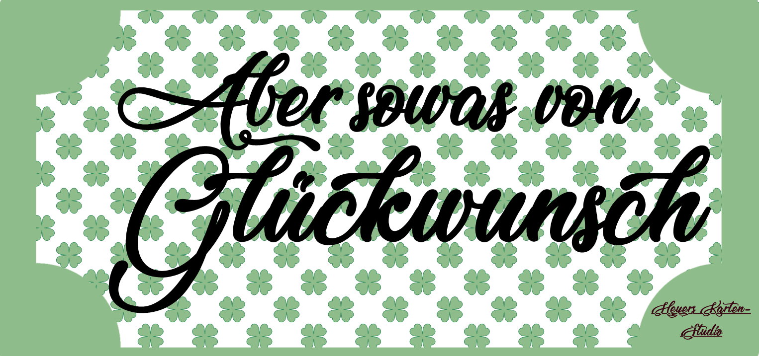 Die schöne Begleitkarte zum Geschenk